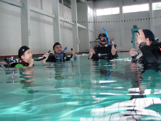 Practicas en piscina